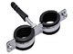 Uchwyt podwójny do rur W1 1 1/4 " (40-45mm) z gumą